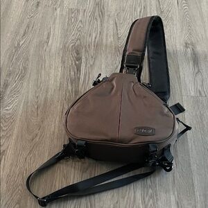 Stylish Brown  camera Belt Bag for Men